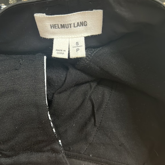 HELMUT LANG Abstract Marble Jogger Style Black White Pants - Picture 5 of 7